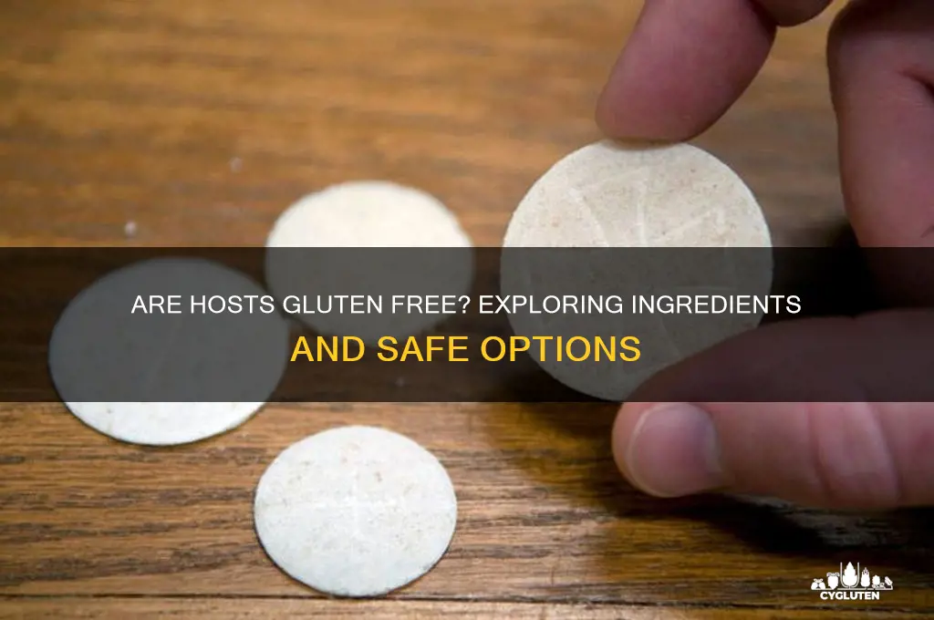 are hosts gluten free