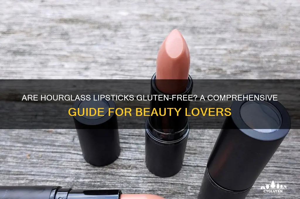 are hourglass lipsticks gluten free