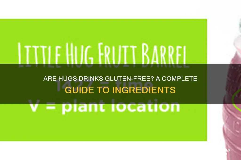 are hugs drinks gluten free