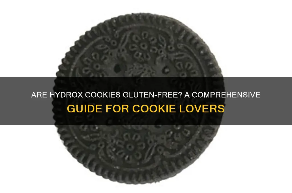 are hydrox cookies gluten free