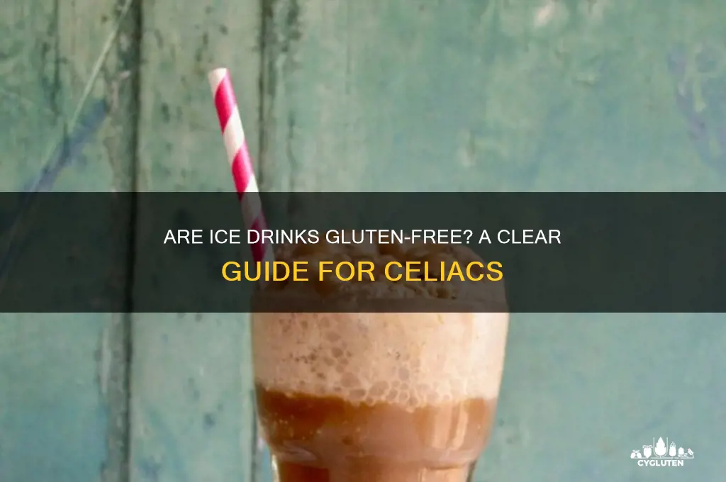 are ice drinks gluten free
