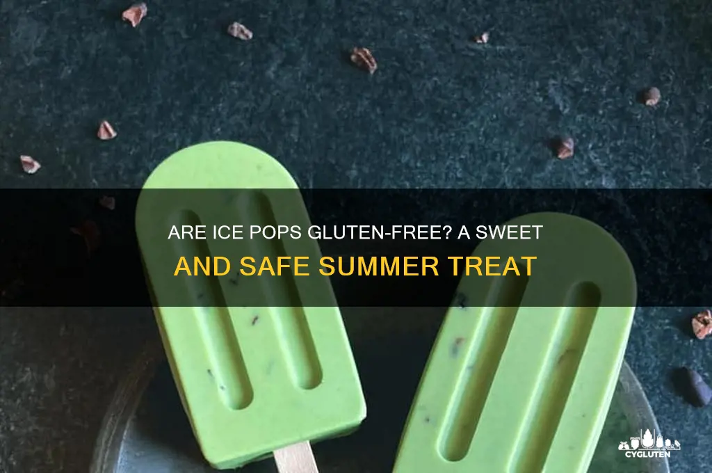 are ice pops gluten free