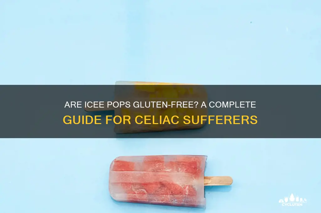 are icee pops gluten free