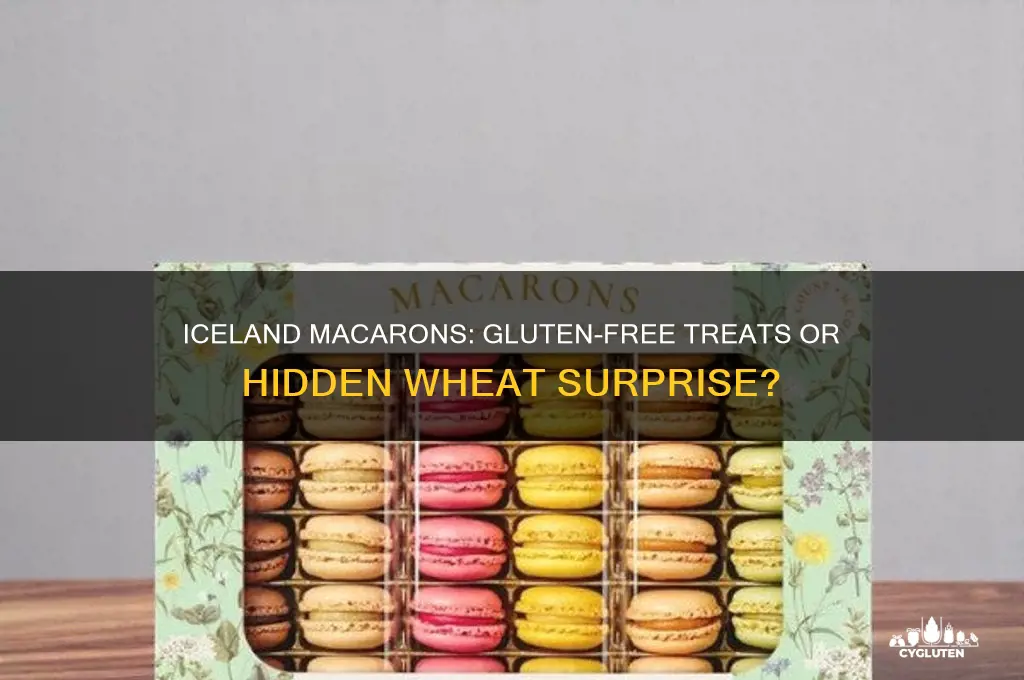 are iceland macarons gluten free
