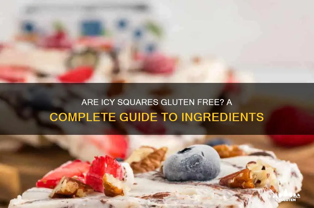 are icy squares gluten free