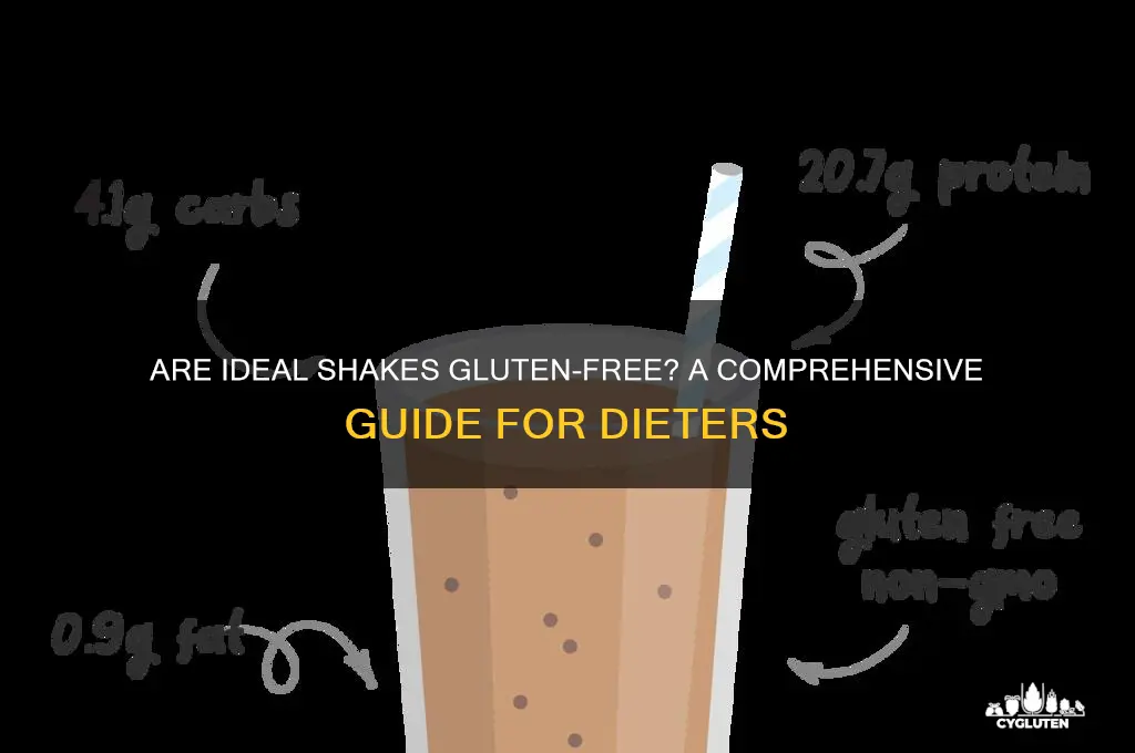 are ideal shakes gluten free