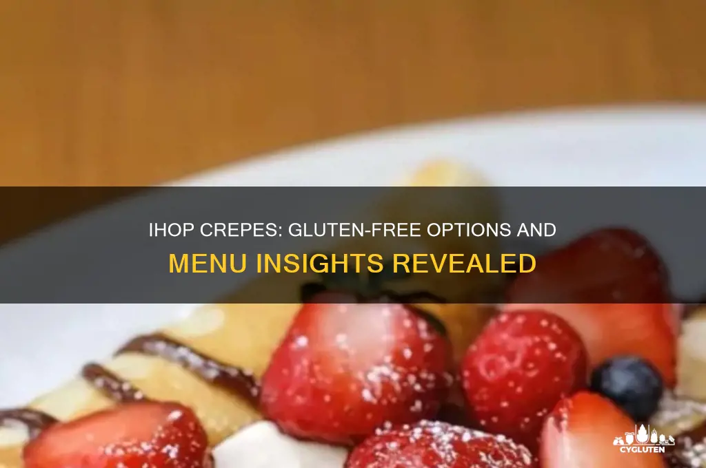 are ihop crepes gluten free