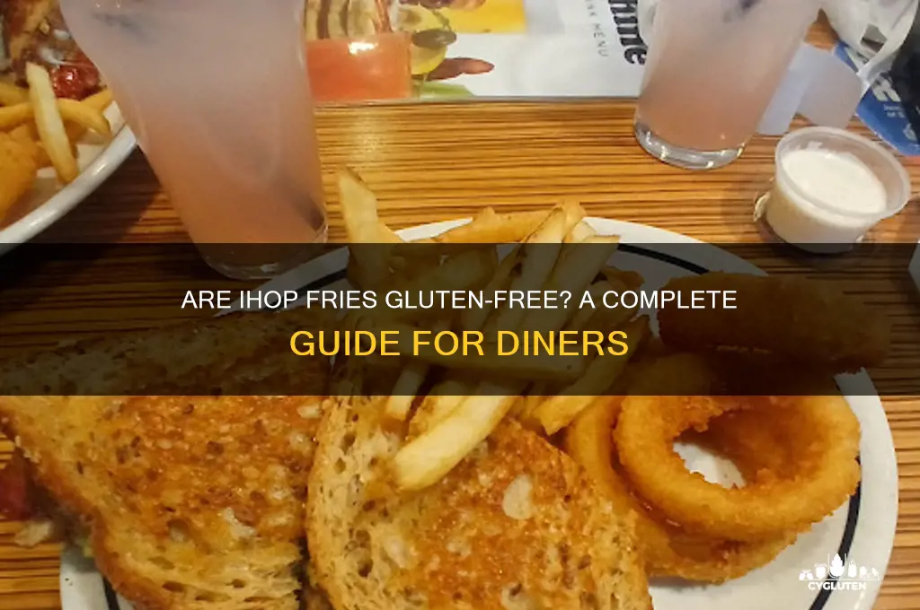 are ihop fries gluten free