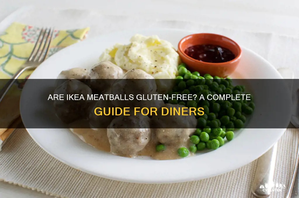 are ikea meatballs gluten-free