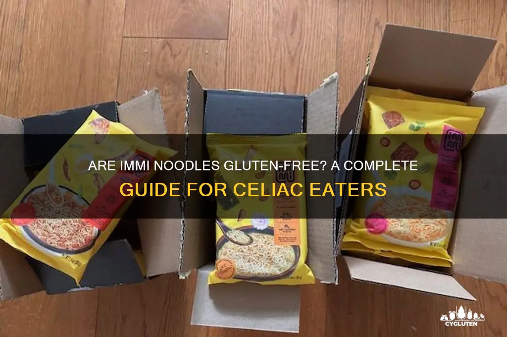 are immi noodles gluten free