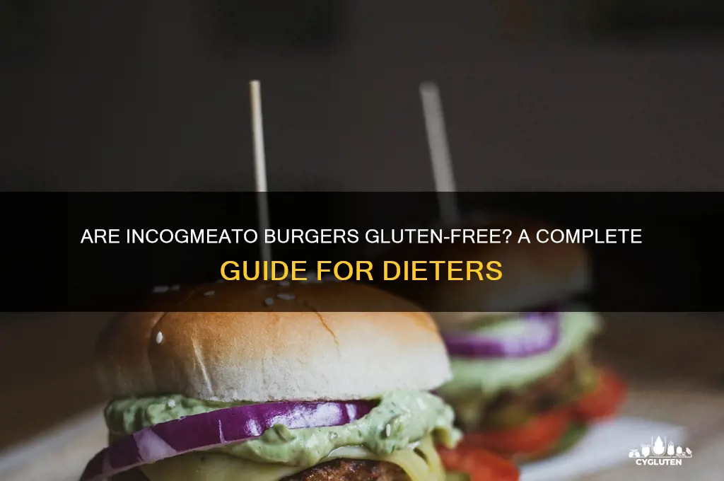 are incogmeato burgers gluten free