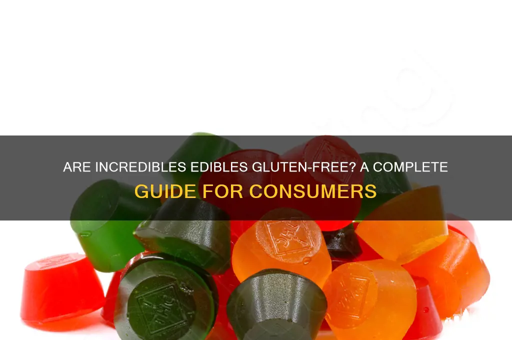 are incredibles edibles gluten free