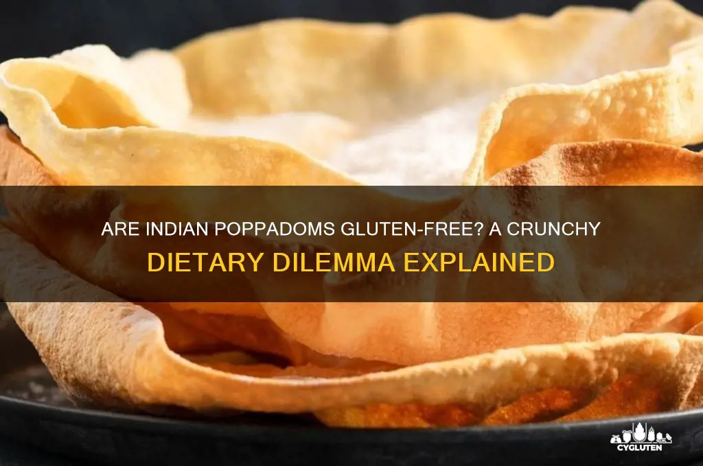 are indian poppadoms gluten free