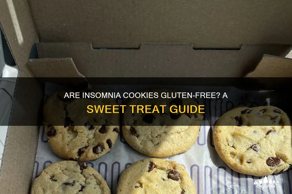 are insomnia cookies gluten free