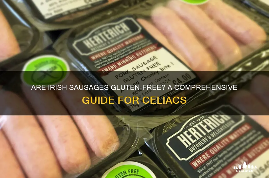 are irish sausages gluten free