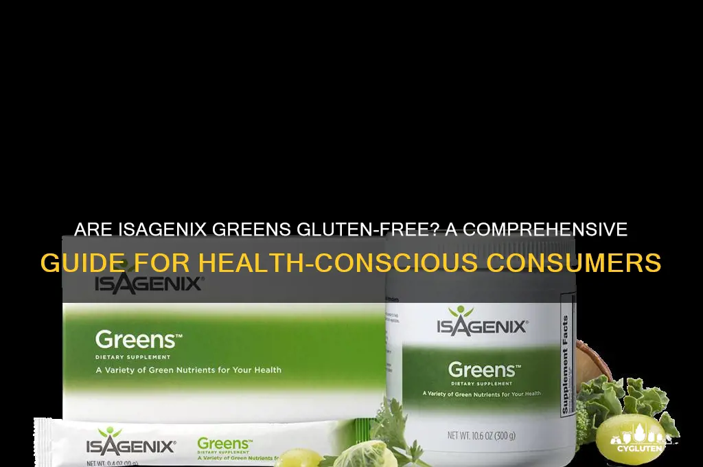 are isagenix greens gluten free