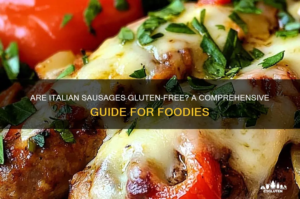 are italian sausages gluten free