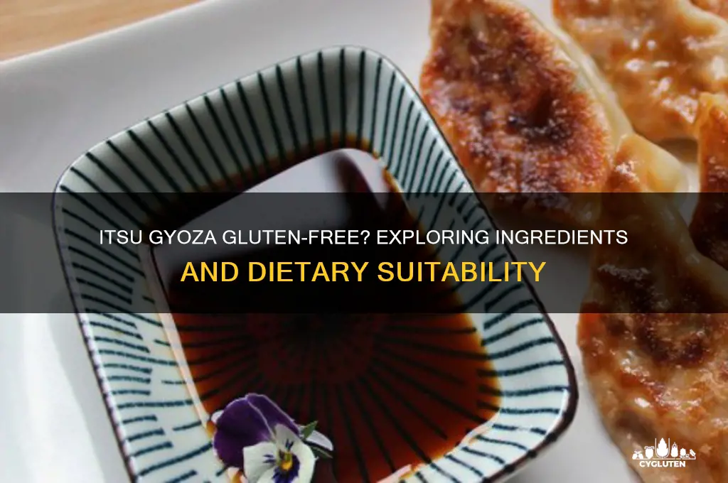are itsu gyoza gluten free