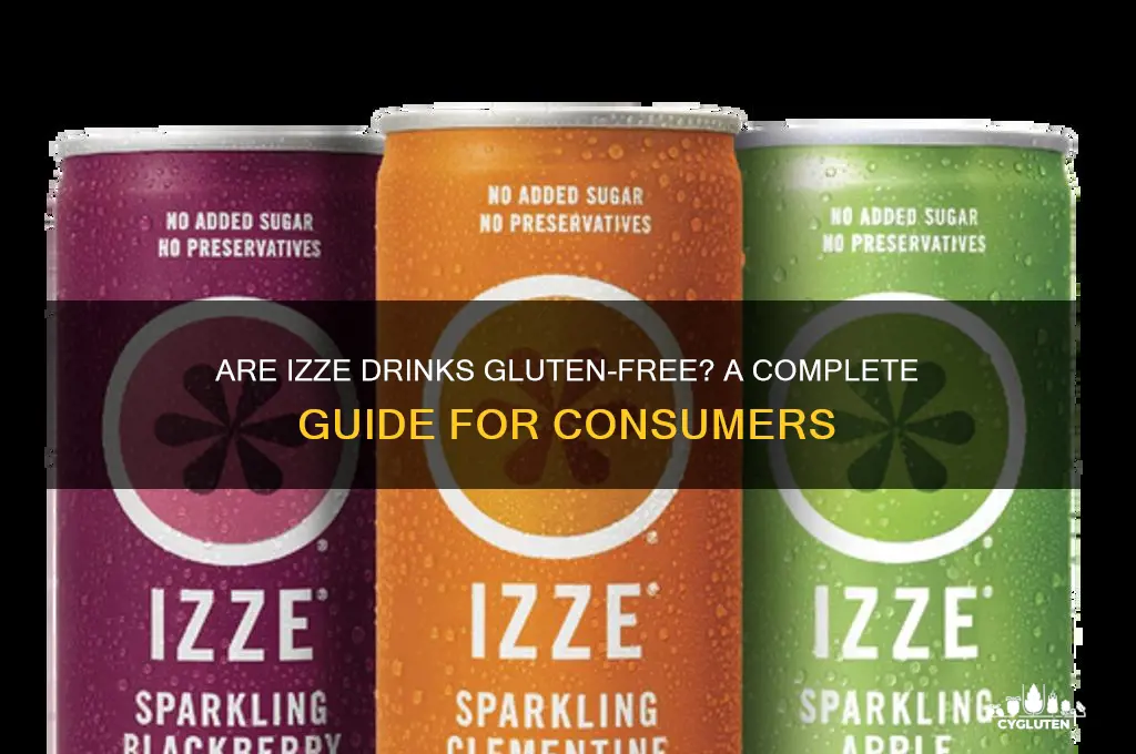 are izze drinks gluten free