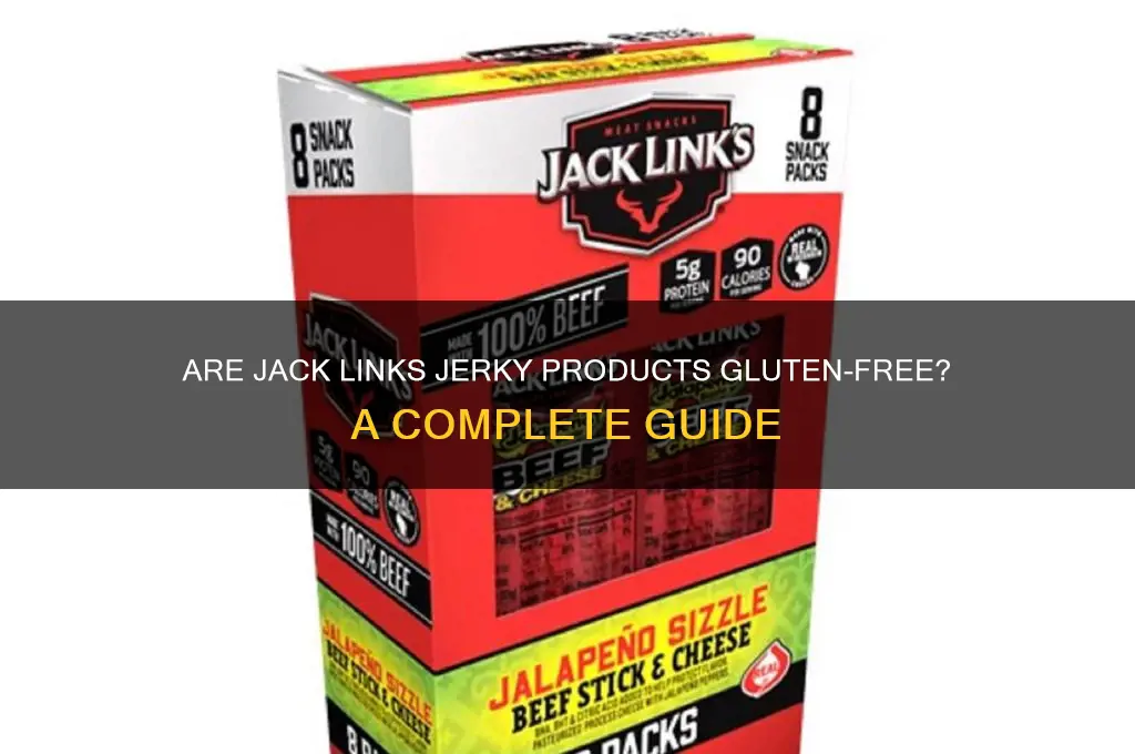 are jack links gluten free
