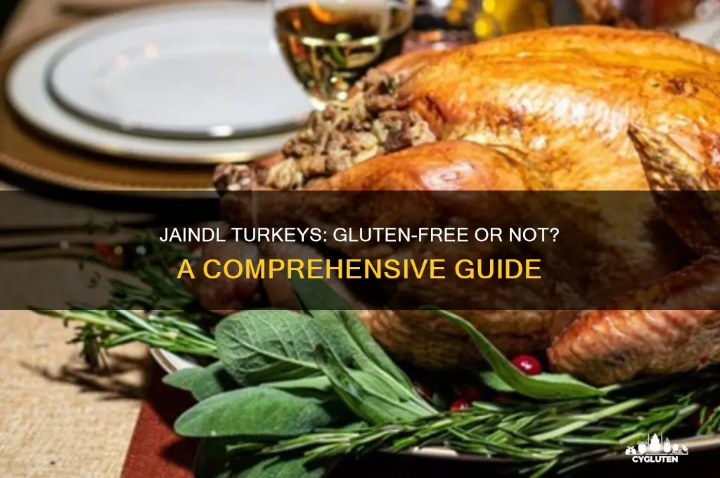are jaindl turkeys gluten free