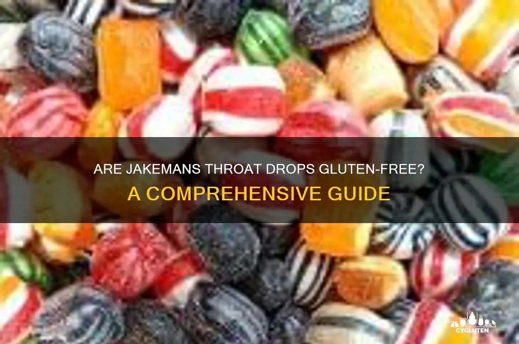 are jakemans gluten free