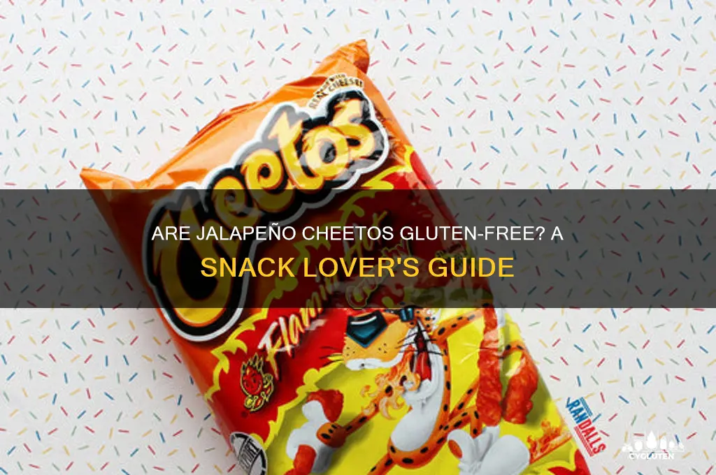 are jalapeno cheetos gluten free