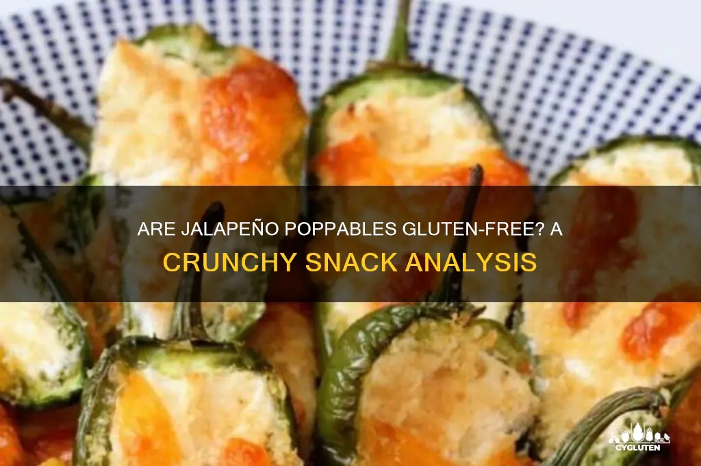 are jalapeno poppables gluten free
