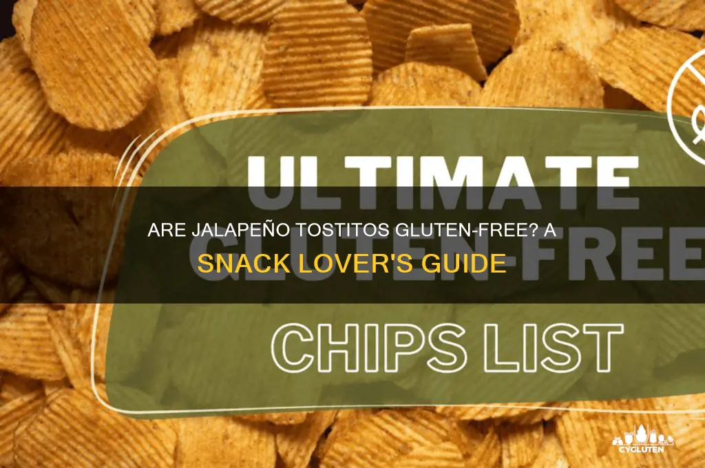 are jalapeno tostitos gluten free