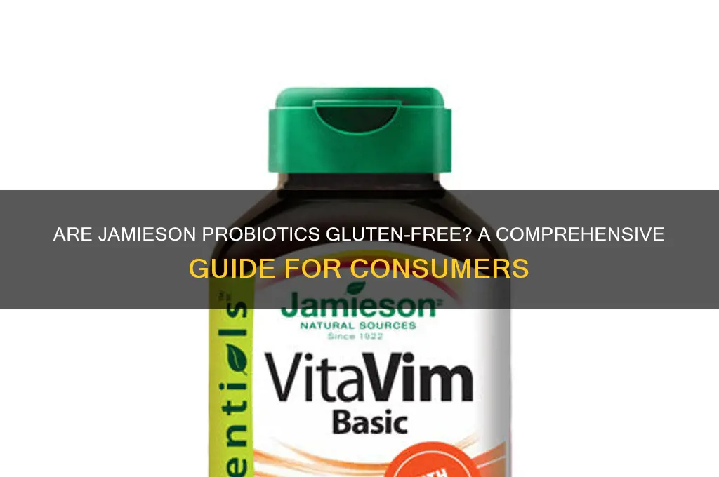 are jamieson probiotics gluten free