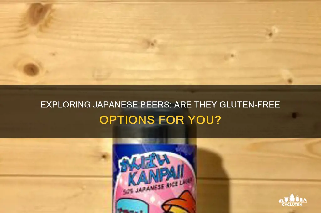 are japanese beers gluten free