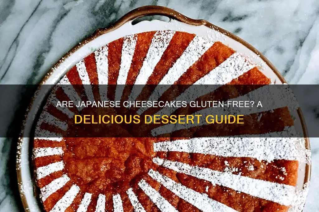 are japanese cheesecakes gluten free