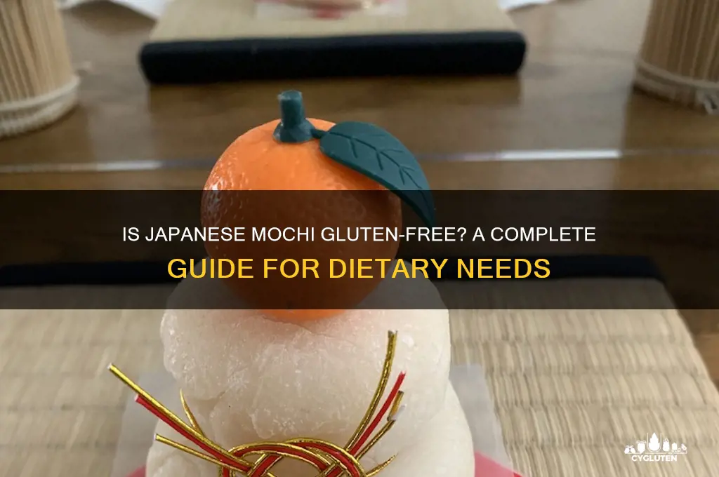 are japanese mochi gluten free