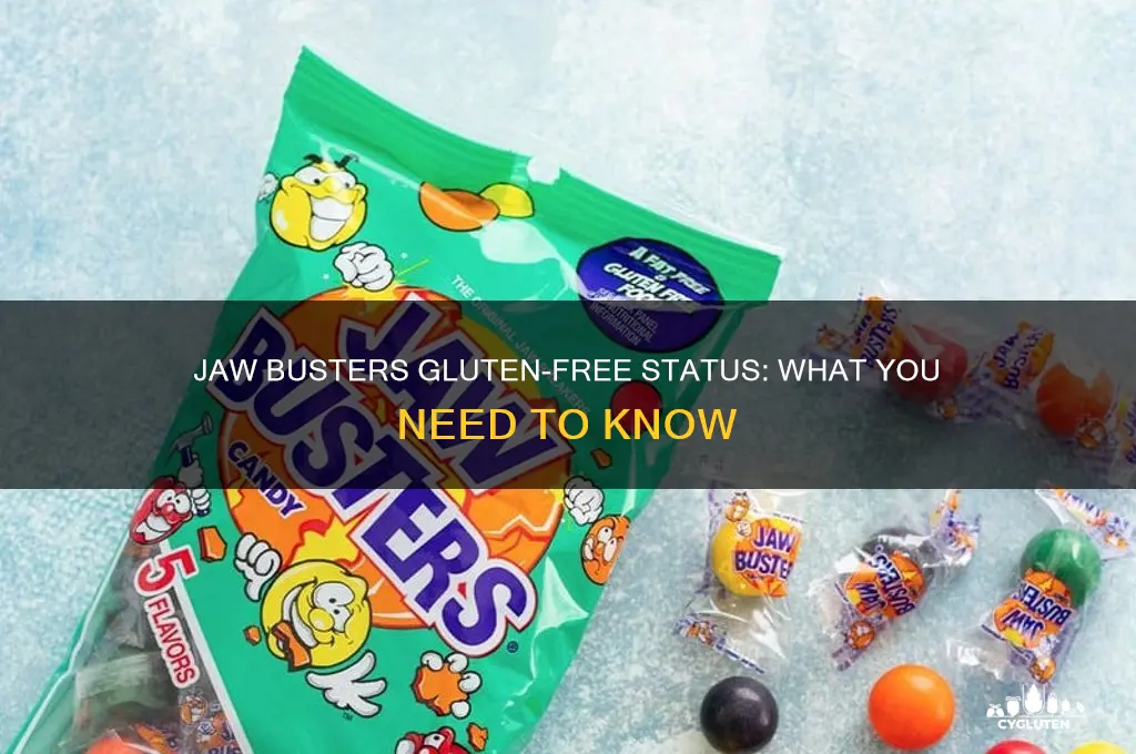 are jaw busters gluten free