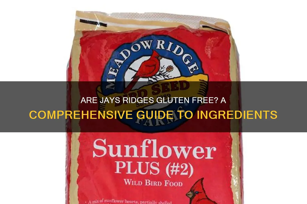are jays ridges gluten free