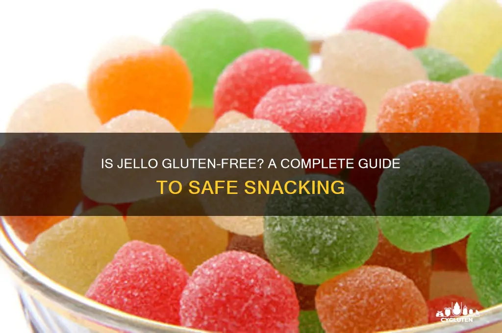 are jello gluten free