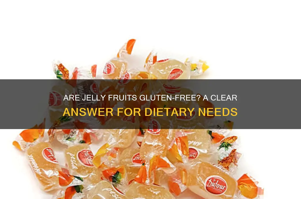are jelly fruits gluten free
