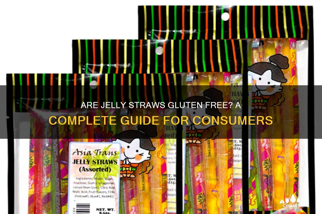 are jelly straws gluten free