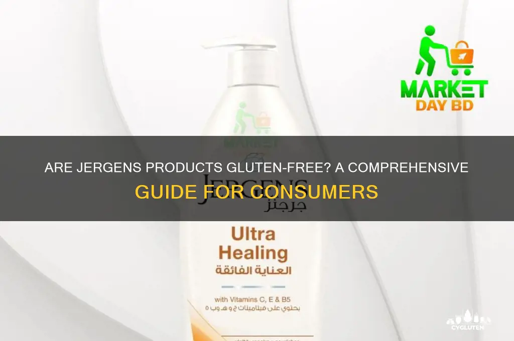 are jergens products gluten free