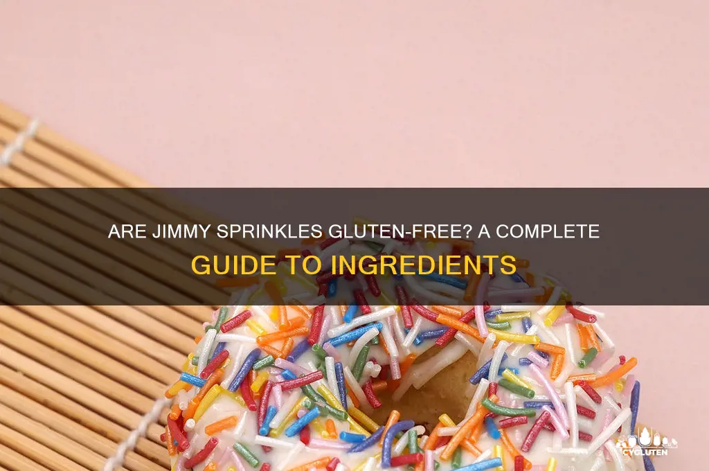 are jimmy sprinkles gluten free