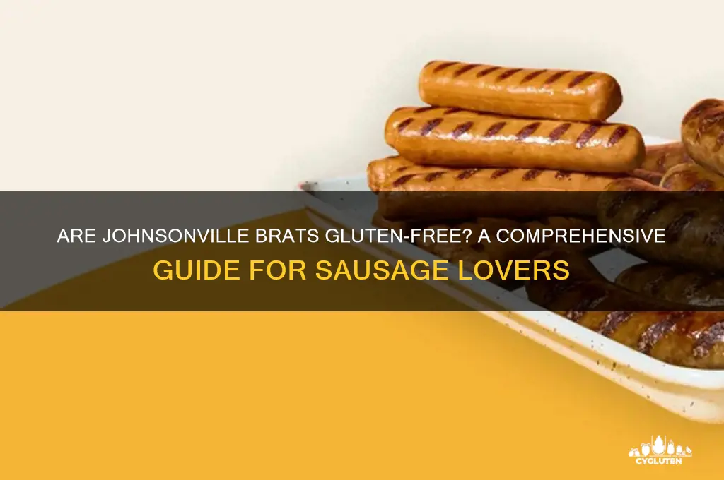 are johnsonville brats gluten free