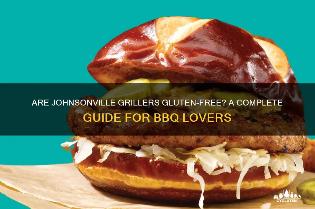 are johnsonville grillers gluten free