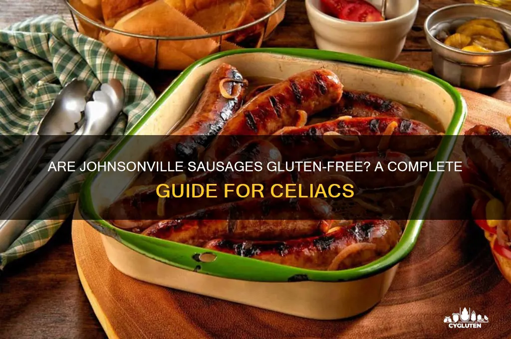 are johnsonville sausages gluten free