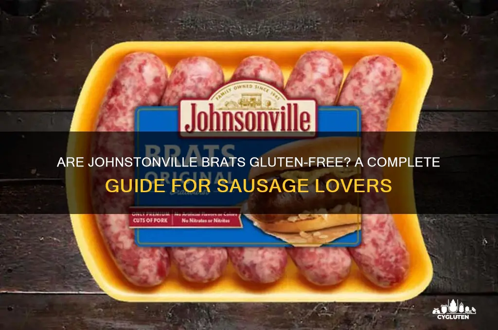 are johnstonville brats gluten free