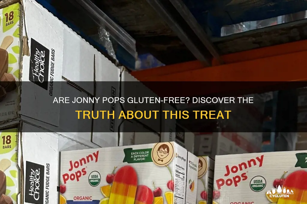 are jonny pops gluten free