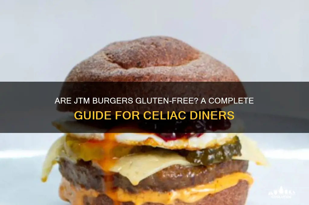 are jtm burgers gluten free