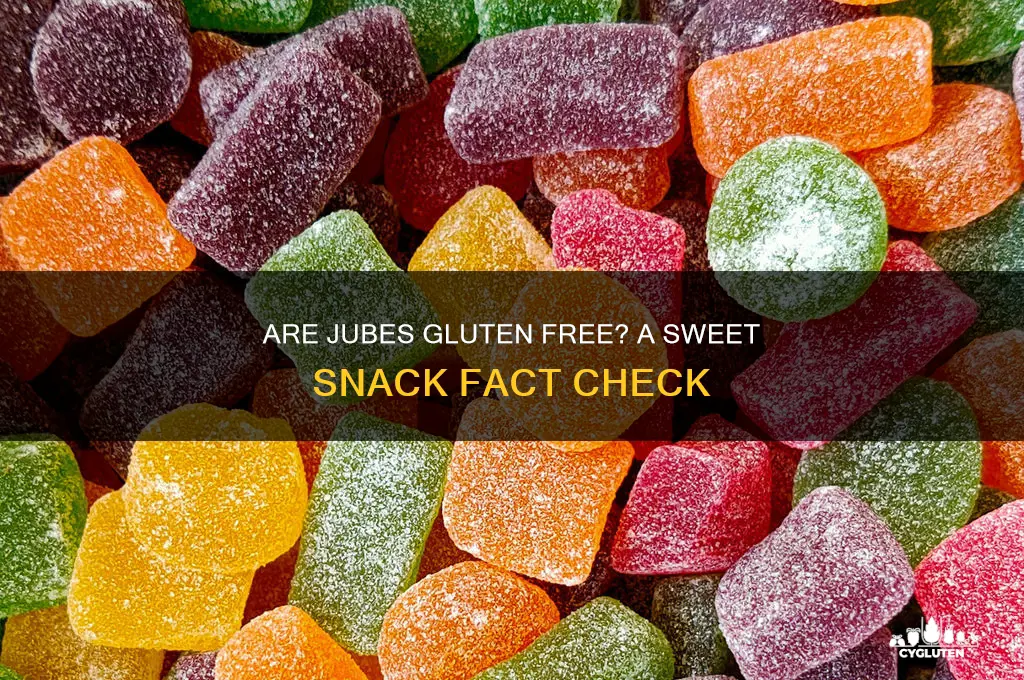 are jubes gluten free