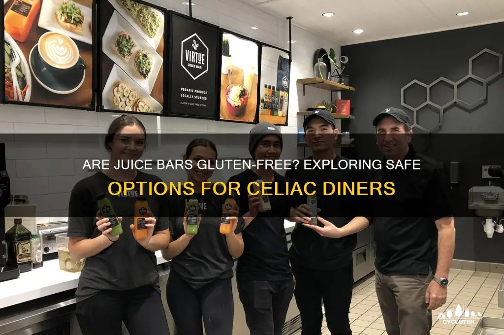 are juice bars gluten free