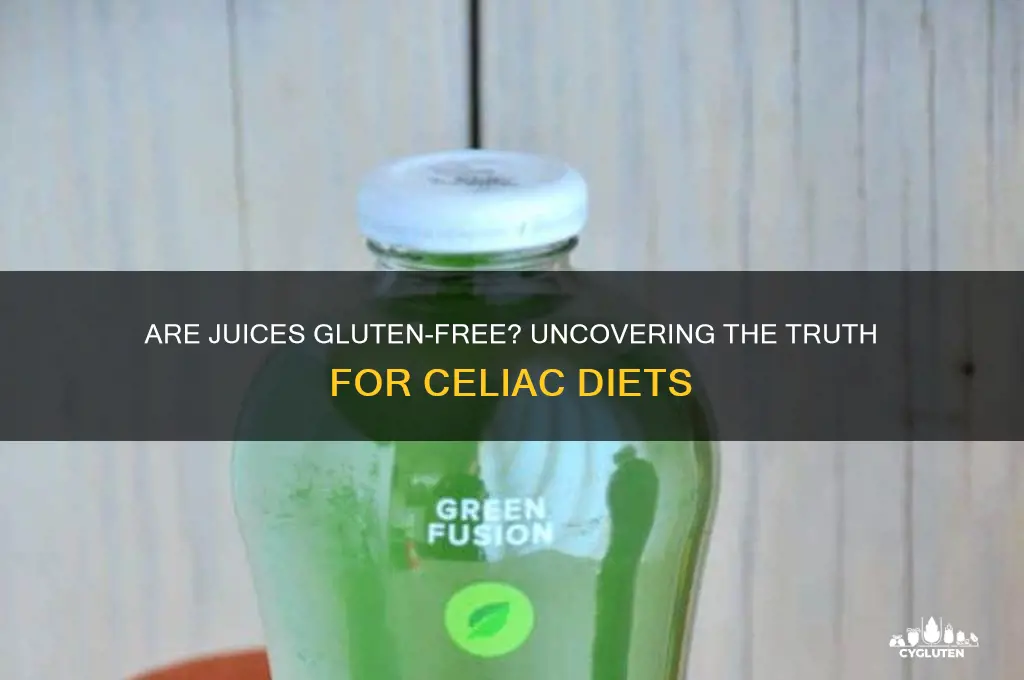 are juices gluten free