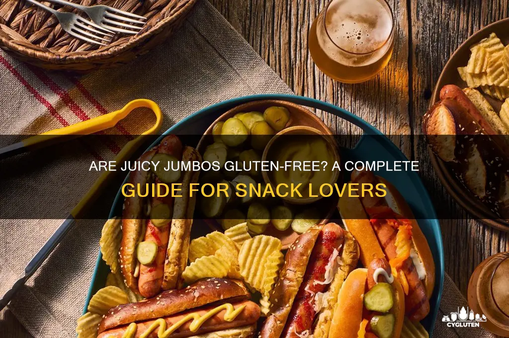 are juicy jumbos gluten free